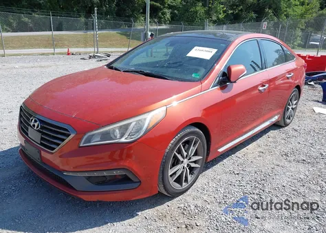 2015 Hyundai Sonata Sport 2.0T from USA, damaged, VIN 5NPE34AB1FH048879